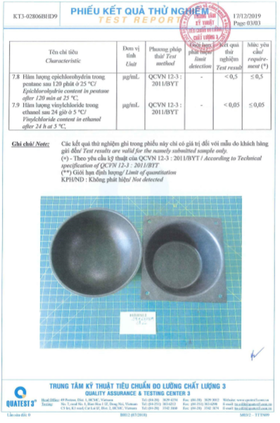 Chứng nhận - Phủ Chống Dính Hảo Tiến Phát - Công Ty TNHH Thương Mại Dịch Vụ Hảo Tiến Phát